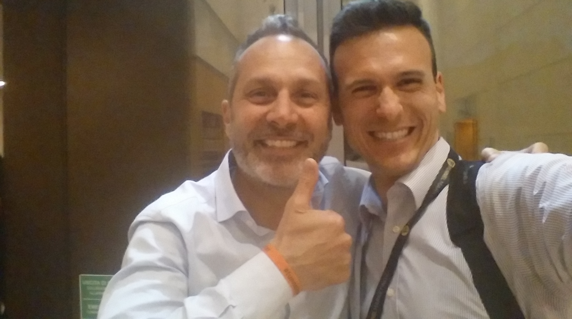 Foto io e Michele Tampieri